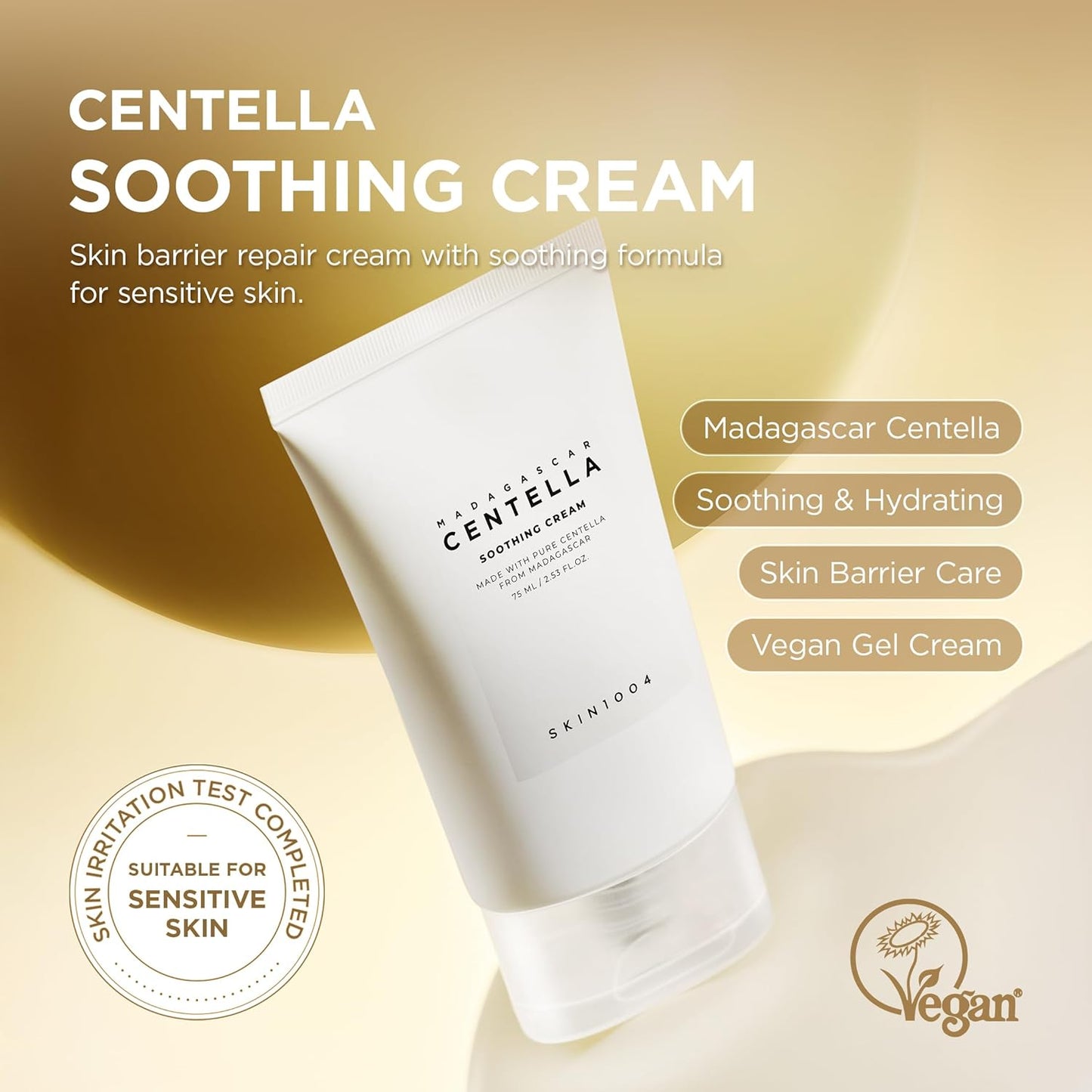 - Madagascar Centella Soothing Cream - 75Ml