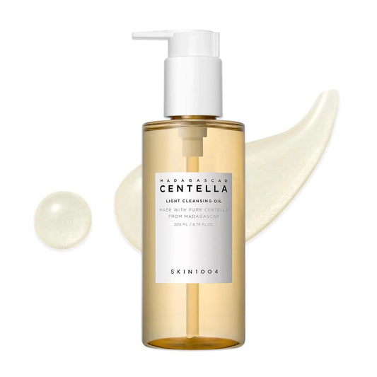 Skin1004Madagascar Centella Light Cleansing Oil 6.76 Fl.Oz, 200Ml | Gentle Oil Cleanser for Face, Korean Facial Cleanser