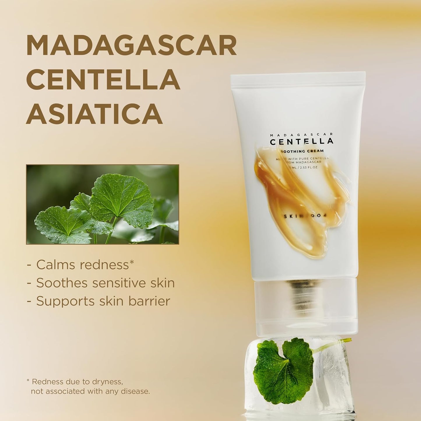- Madagascar Centella Soothing Cream - 75Ml